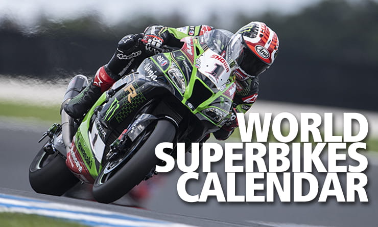 WSBK World Superbikes Calendar Tables Results TV Times